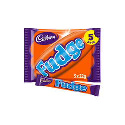 Cadbury Fudge 5 x 25.5g (Pack of 4)