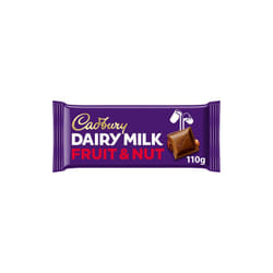 Cadbury Dairy Milk Fruit & Nut 110g (Pack of 6)