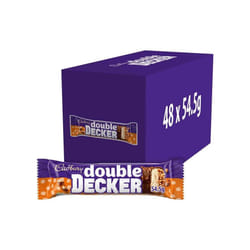 Cadbury Double Decker Chocolate Bar 54.5g Pack of 48