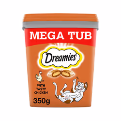 Dreamies Cat Treats With Chicken MegaTub 350g
