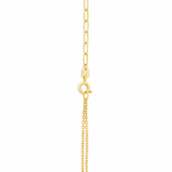 Amazon Essentials Gold Plated Paperclip And Cable Chain 18""""  Yellow Gold