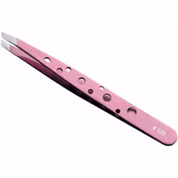 Rubis Switzerland Mc0135pk/r1k111-z08 Pink Slanted Tip Swiss Slanted Tip Tweeze 0.1 Pound