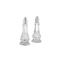 Belleek Pottery Galway Crystal Ashford Salt and Pepper Shaker Set ,7.5-Inch , Clear , Set of 1