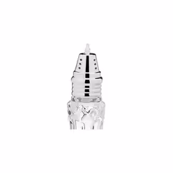 Belleek Pottery Galway Crystal Ashford Salt and Pepper Shaker Set ,7.5-Inch , Clear , Set of 1