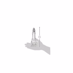 Belleek Pottery Galway Crystal Ashford Salt and Pepper Shaker Set ,7.5-Inch , Clear , Set of 1