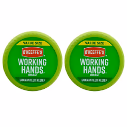 OKeeffes Working Hands Hand Cream For Extremely Dry Cracked Hands 68 oz Jar Value Size Pack of 2