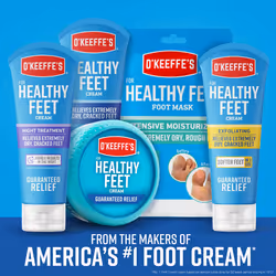 O'Keeffe's K0320001-9 Healthy Feet Foot Cream in Jar (9 Pack)  3.2 oz