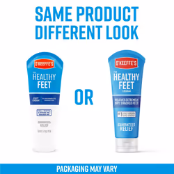 O'Keeffe's for Healthy Feet Foot Cream; 3.0 Ounce Tube and O'Keeffe's for Healthy Feet Night Treatment Foot Cream; 3.0 Ounce Tube; Relieves Extremely