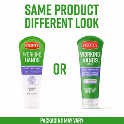 O'Keeffe's Working Hands Night Treatment Hand Cream; 3 oz Tube; (Pack of 2)