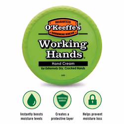 O'Keeffe's K0350002-9 Working Hands Hand Cream in Jar (9 Pack)  3.2 oz