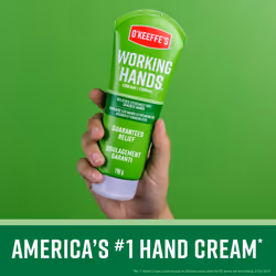 O'Keeffe's Working Hands Hand Cream  Relieves and Repairs Extremely Dry Hands  7 oz Tube (Pack of 2)