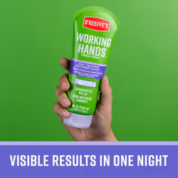 O'Keeffe's Working Hands Night Treatment Hand Cream and Healthy Feet Night Treatment Foot Cream  7 Ounce Tube