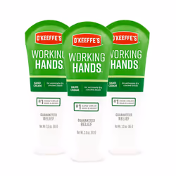 O'Keeffe's K0290004-3 Working Hands Hand Cream Tube (3 Pack)  3 oz