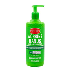 OKeeffes Working Hands Hand and Body Lotion 12oz Pump Pack of 1  Heals and Relieves Extremely Dry Skin