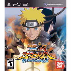 BANDAI NAMCO Entertainment Naruto Shippuden: Ultimate Storm Generations, PS3, PlayStation 3, Multiplayer mode, T (Teen)