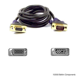 Belkin Pro Series VGA Monitor Extension Cable VGA cable 15 m Black
