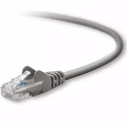 Belkin CAT5e Patch Cable Snagless Molded, 2 m, RJ-45, RJ-45, Grey