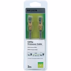 Belkin F3X126CP03MGYYM, 3 m, Cat5e, RJ-45, RJ-45