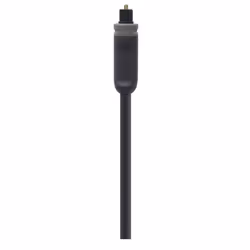 Belkin AV10009QP1M, TOSLINK, Male, TOSLINK, Male, 1 m, Black