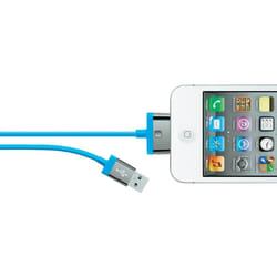 Belkin MIXIT ChargeSync, 2m mobile phone cable Blue USB A Apple 30-pin