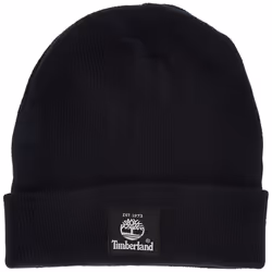 Timberland Short Watch Cap with Woven Label Dark Navy One Size