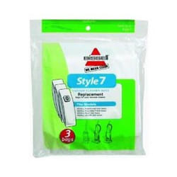 Bissell Style 7 3 Pack Vacuum Cleaner Bags  White  3 Count