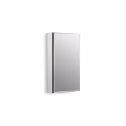 KOHLER K-CB-CLC1526FS Beveled Medicine Cabinet with Mirror Door & Adjustable Shelves  Rectangular Beveled Edge Frame  15""""  ...