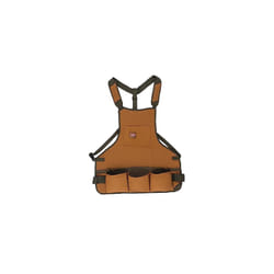 mens Tool,adjustable,work Tool Bag, Brown, 16 pockets US