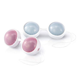 LELO Beads Kegel Balls for Women of All Ages - Premium Silicone Exercise Weighted Balls with String (Mini)