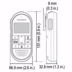 Raymarine Raymic Handset only for Ray60 & 70 VHF Radios?Waterproof?Marine Use