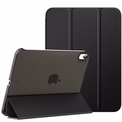 for iPad 10th Generation Case 2022, Slim Stand Hard PC Translucent Back Shell Smart Cover Case for iPad 10th Gen 10.9 inch 20 ...