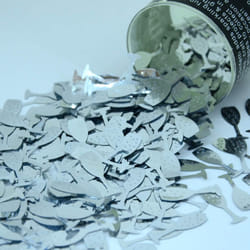 Confetti Champagne Flute Silver  Retail Pack 9283 QS0