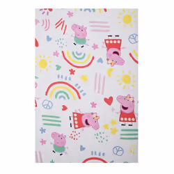 Peppa Pig Be Nice & Kind 4 Piece Toddler Bedding Set - Includes Comforter  Sheet Set - Fitted and Top Sheet + Reversible Pillow Case for Girls Bed  Pi