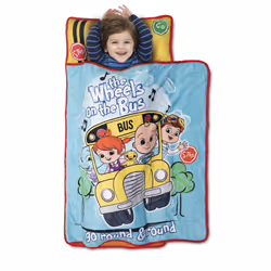 CoComelon Kids Nap-Mat Set - Includes Pillow and Plush Blanket - Great