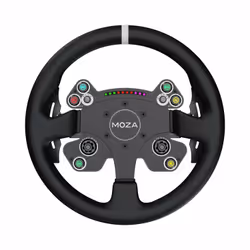 Moza Racing CS V2P Dual Clutch Steering Wheel, Steering wheel, PC, Wired, USB, Black, Aluminium