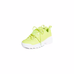 Fila Women's Disruptor II Applique Shoes Sfty/Sfty/White 7.5