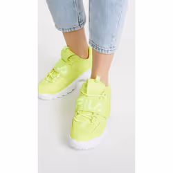 Fila Women's Disruptor II Applique Shoes Sfty/Sfty/White 7.5