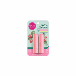 eos 100% Natural & Organic Lip Balm- Strawberry Sorbet Dermatologist Recommended for Sensitive Skin All-Day Moisture 0.14 ...