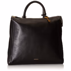 Fossil Women's Parker Eco Leather Convertible Large Backpack Purse Handbag  Black (Model: ZB1515001)