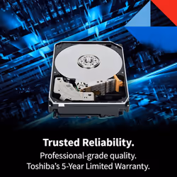Toshiba X300 PRO 10TB High Workload Performance for Creative Professionals 3.5-Inch Internal Hard Drive - Up to 300 TB/Year Workload Rate CMR SATA 6 G