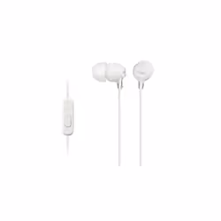Sony MDR-EX15APWZ(CE7) Earphones with Smartphone Mic and Control - White