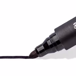 STAEDTLER Lumocolor Bullet Tip Permanent Marker, Black, Pack of 10