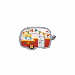 HAPPY CAMPER SHAPED POTHOLDER