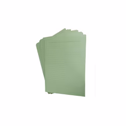 Sulphite Theme Paper With Red Headline And No Margin, 8 x 10.5 In. - White
