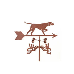 Pointer Dog Weathervane with Post Mount