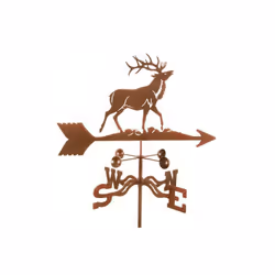 Elk Weathervane with Four Sided Mount