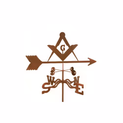 Masons Weathervane with Four Sided Mount