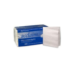 Georgia Pacific 433520-CS 1-Ply Acclaim Lunch Napkin, White - 500 Per Pack - Pack of 12