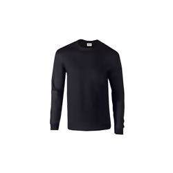 DDI 2316777 Gildan Men&apos;s Irregular Long-Sleeve T-Shirt - Black  Medium Case of 12