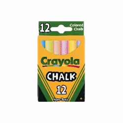 Crayola 816 Kids Coloured Chalk- 12 Count